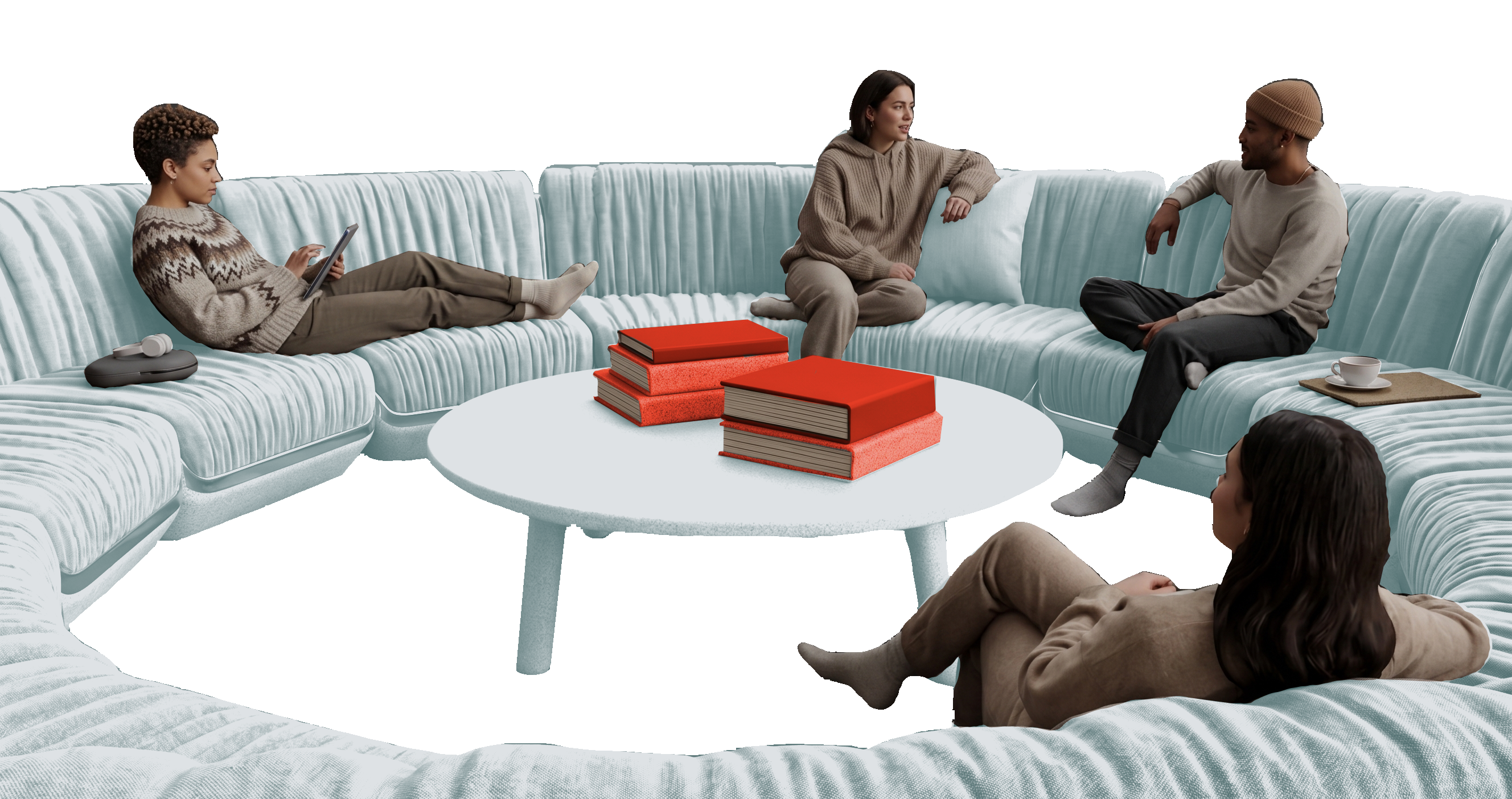 Polarity modular couch